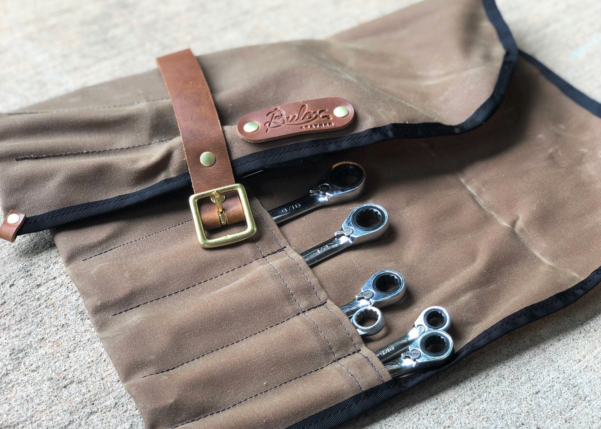 Leather & Canvas Tool Wrap